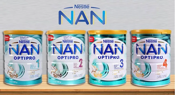 Các dòng sữa NAN có hàm lượng DHA nổi bật