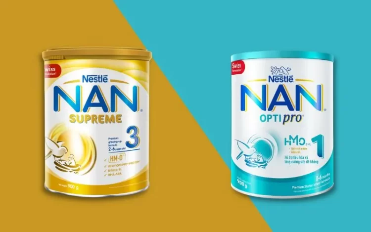 Cách pha sữa NAN đúng cách để sữa không bị vón cục, nổi bọt khí 4 Các dòng sản phẩm chủ lực của NAN hiện nay