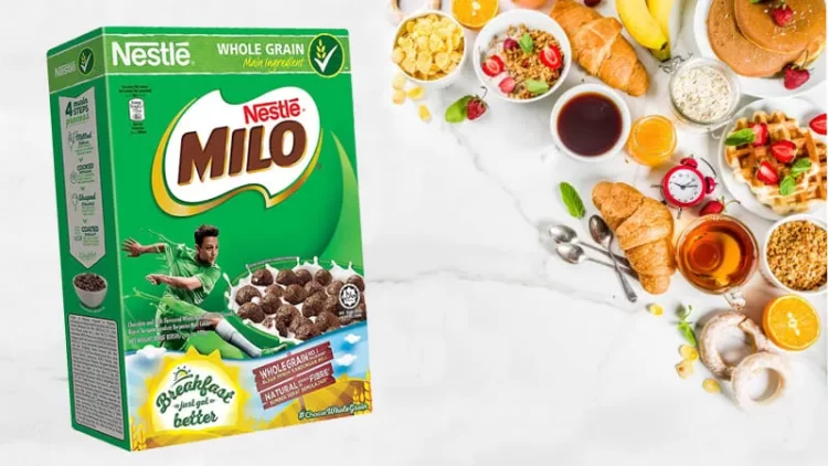 Bữa sáng 5 phút đủ chất cho bé với ngũ cốc MILO và sữa tươi